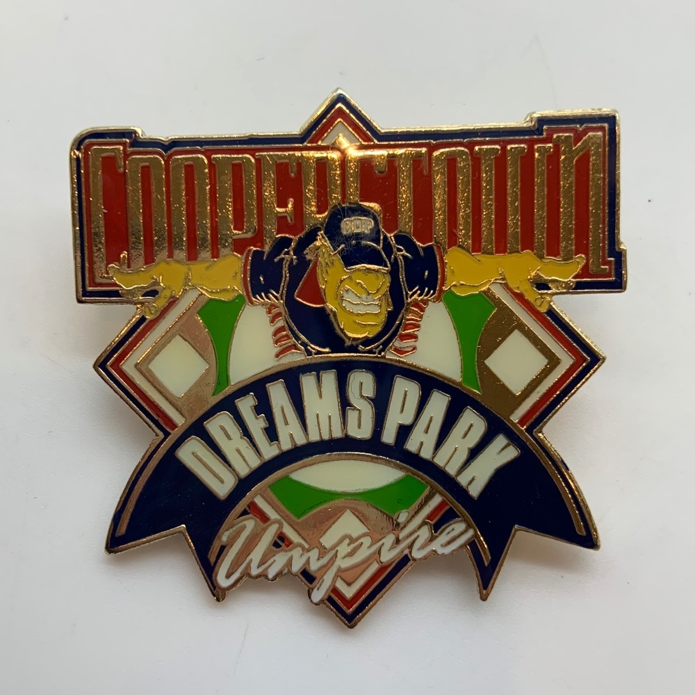 Cooperstown Baseball Dreams Park Umpire Large Collectible Lapel Pin
